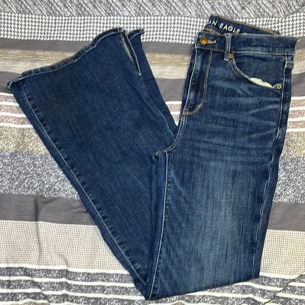 American eagle super high rise flare